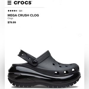 Croc Mega Crush shoe
